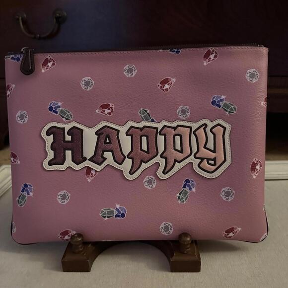 Coach Limited Edition Disney Snow White Happy Clutch Pouch NWOT - Picture 3 of 12